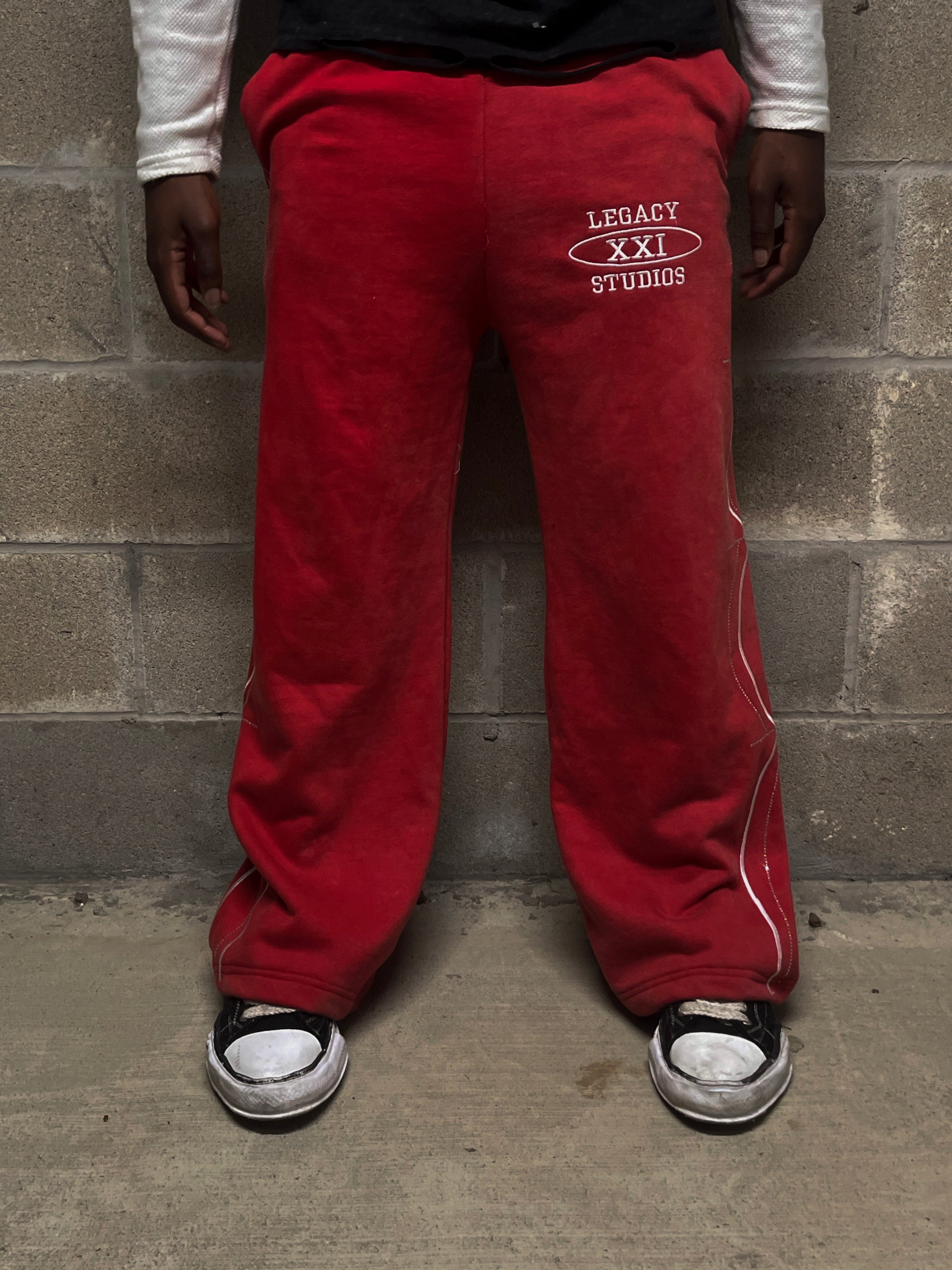 Red Helix Sweats